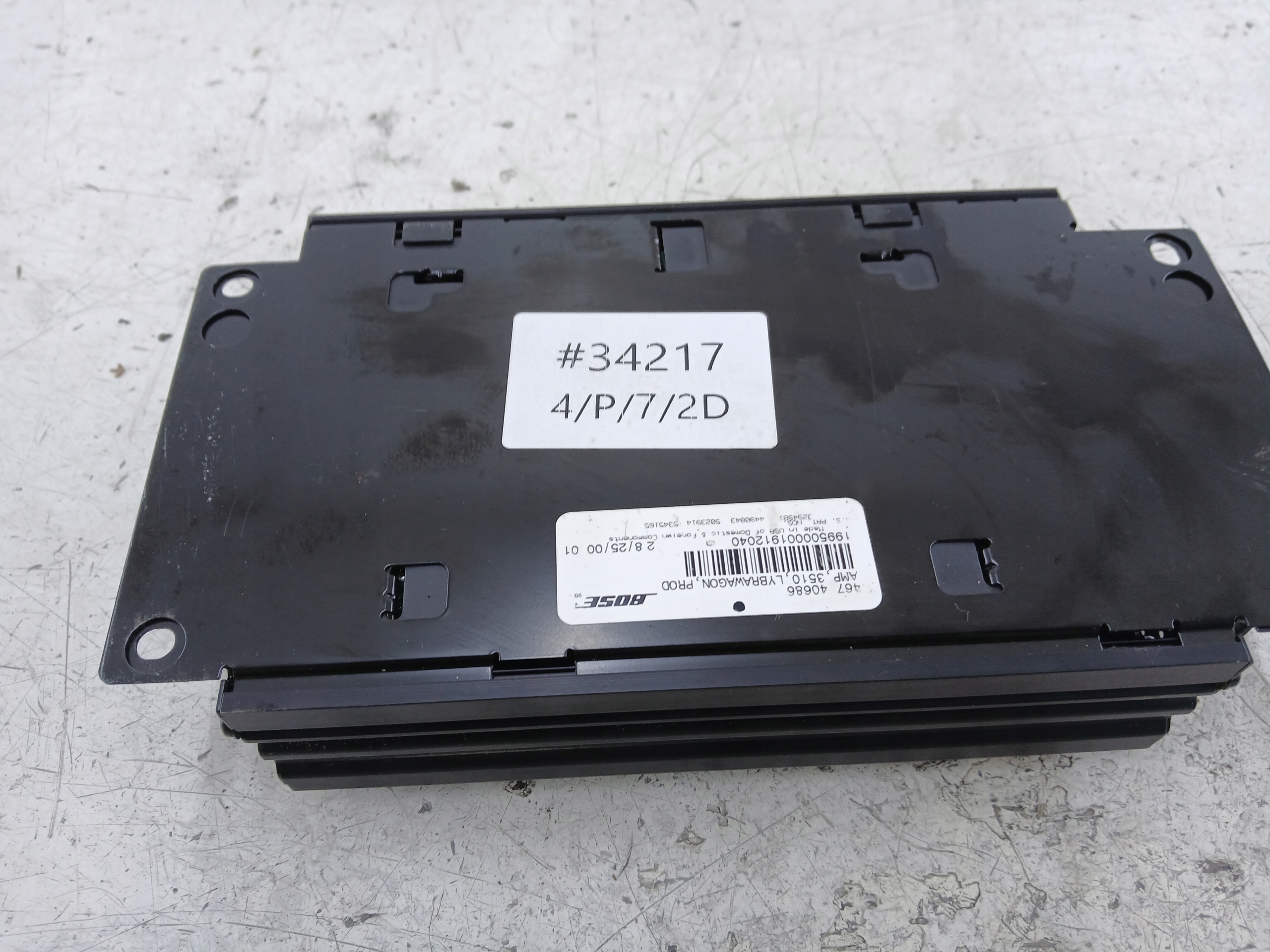 LANCIA LYBRA amplifier AUDIO BOSE 46740686