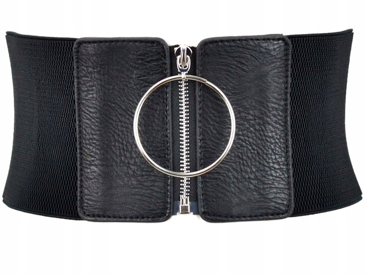 

Pasek Szeroki Czarny Gorset pas gumowy elastyczny