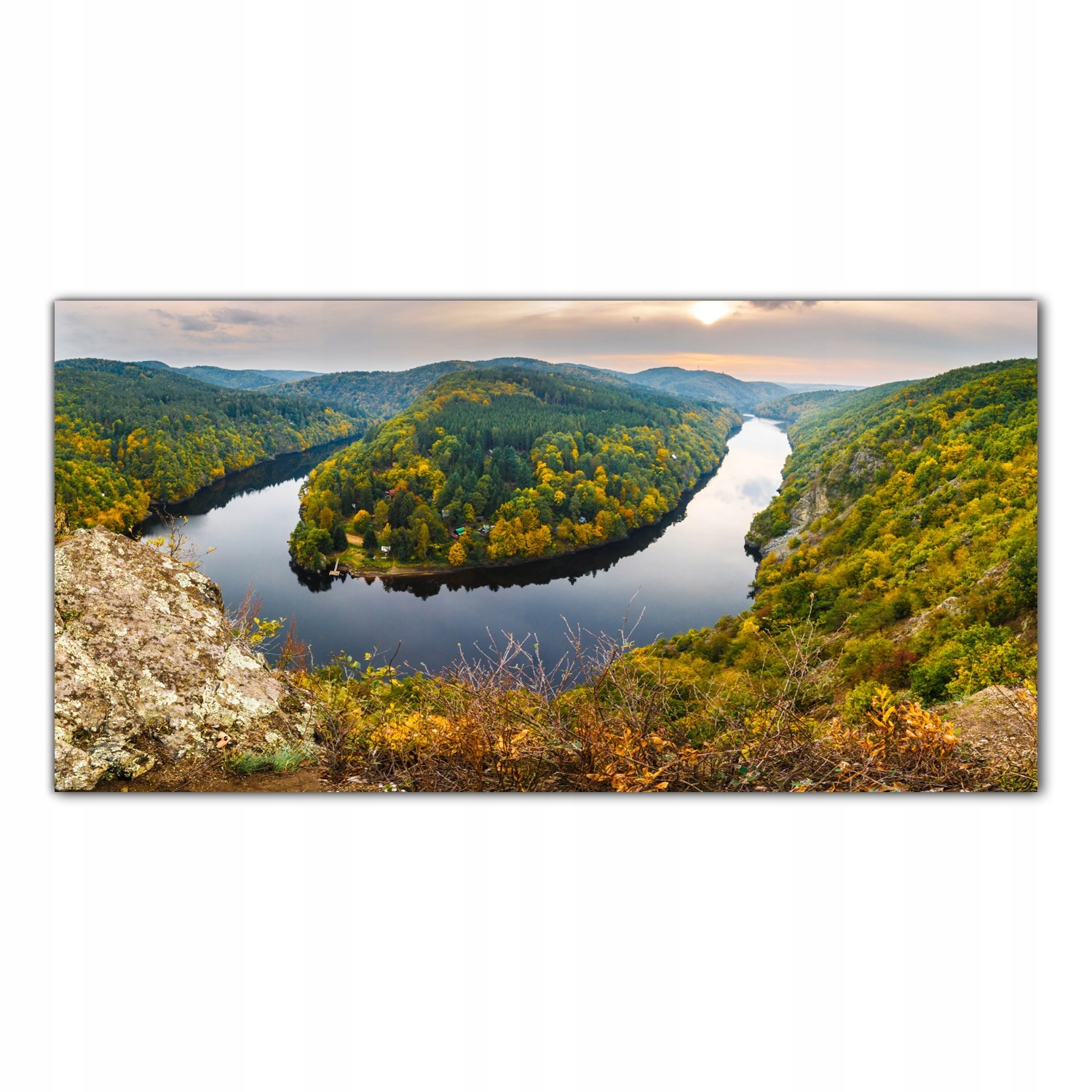 

Obraz na szkle Foto Rzeka Natura Krajobraz 140x70