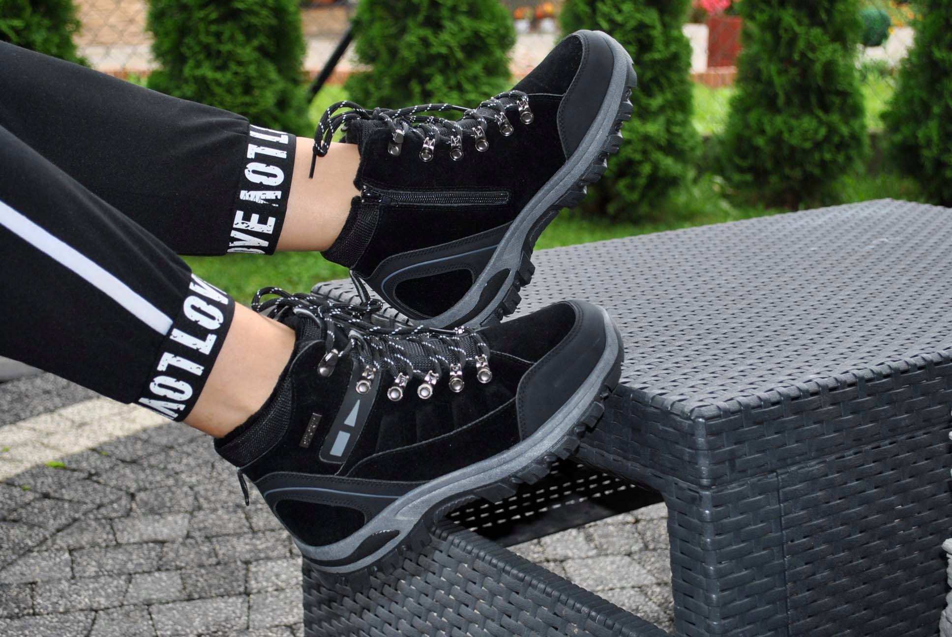 BUTY ZIMOWE OCIEPLANE TREKINGOWE GÓRSKIE TRAPERY ŚNIEGOWCE SPORT Materiał zewnętrzny inny