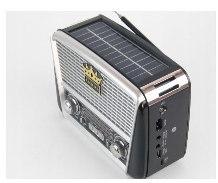 STYLOWE RADIO RETRO MP3 USB AUX SD GOLON + SOLAR Marka Golon