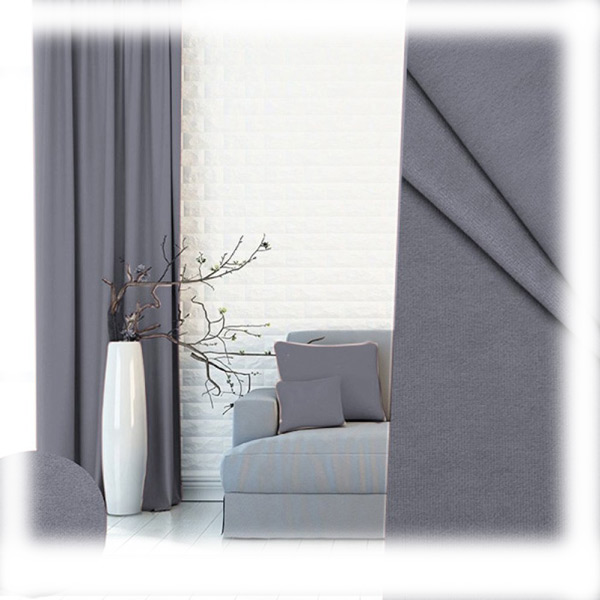 

Zasłony Gotowe Milas 033 Ciem Popiel 250X140 Taśma