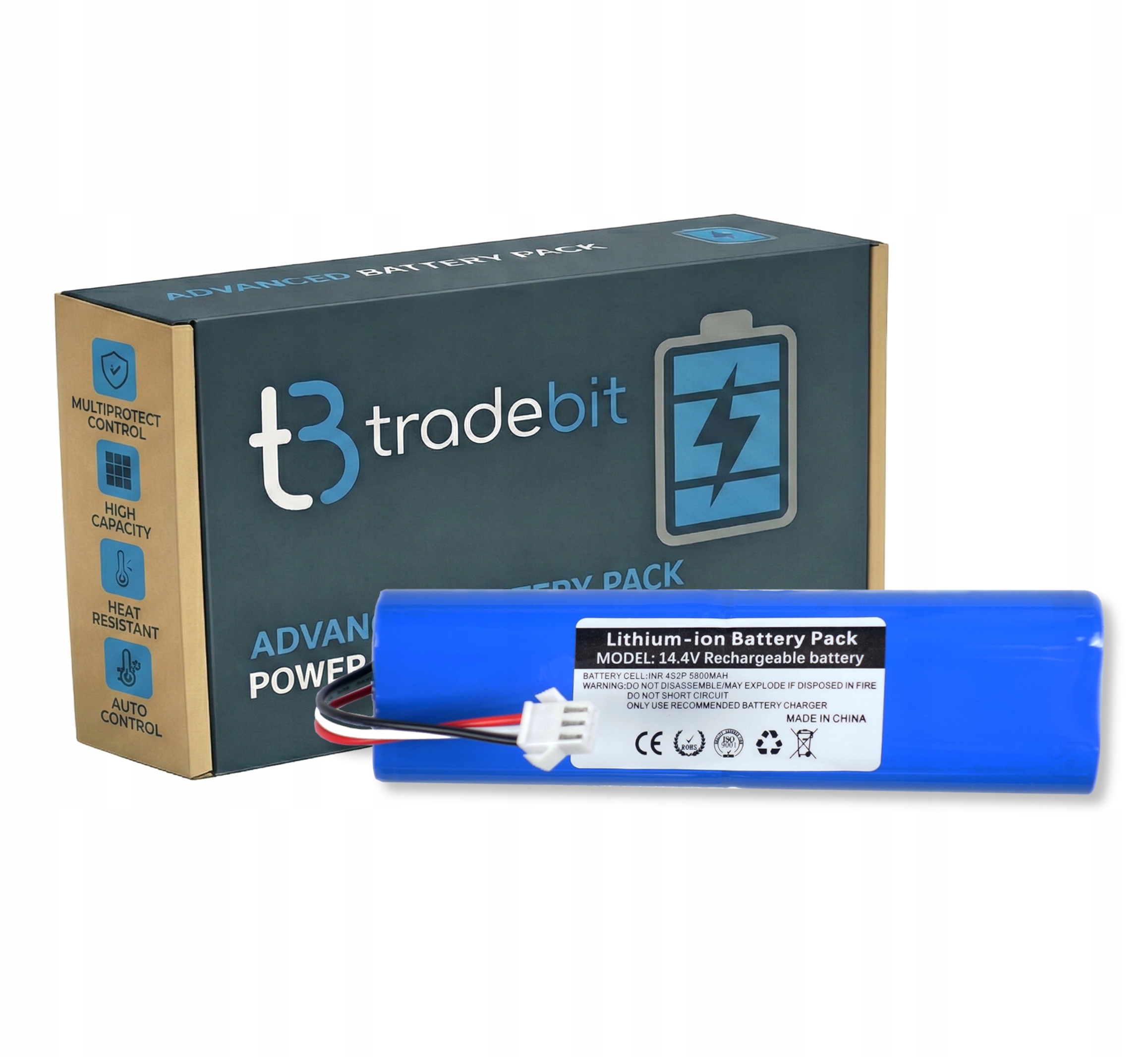 Bateria Akumulator do Xiaomi Viomi S9 Proscenic M7 Lenovo T1 14,4V 5800mAh