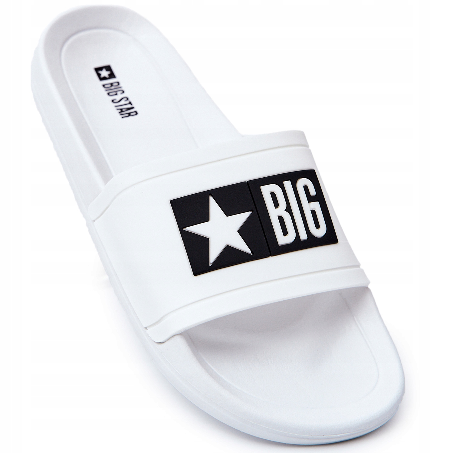 KLAPKI BIG STAR DAMSKIE BIAŁE DD274A264 NA PLAŻE BASEN 38