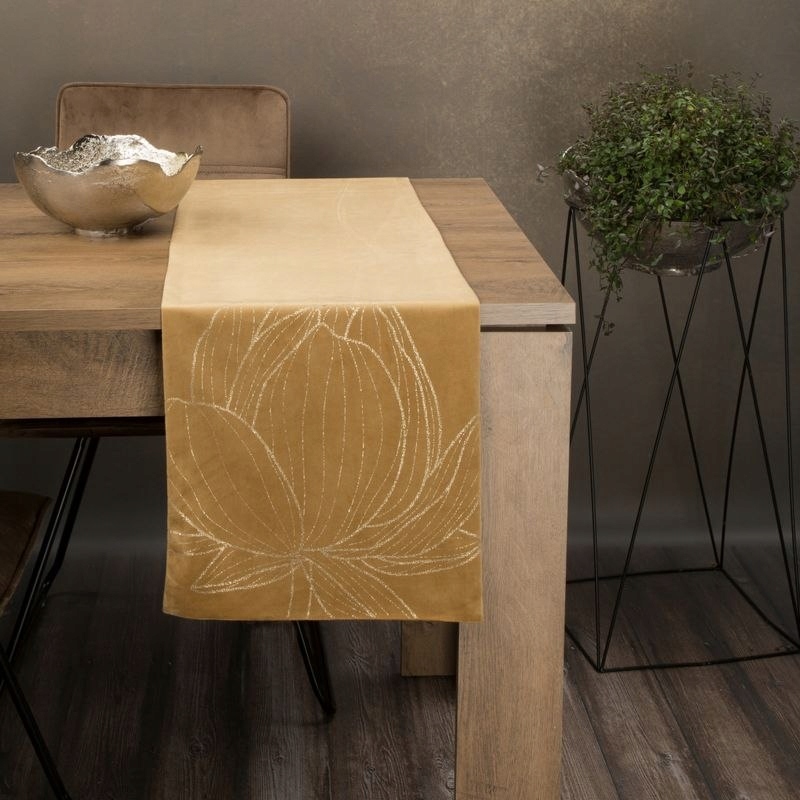 OBRUS BLINK 12 35X140 CM ZŁOTY EUROFIRANY Stan opakowania oryginalne