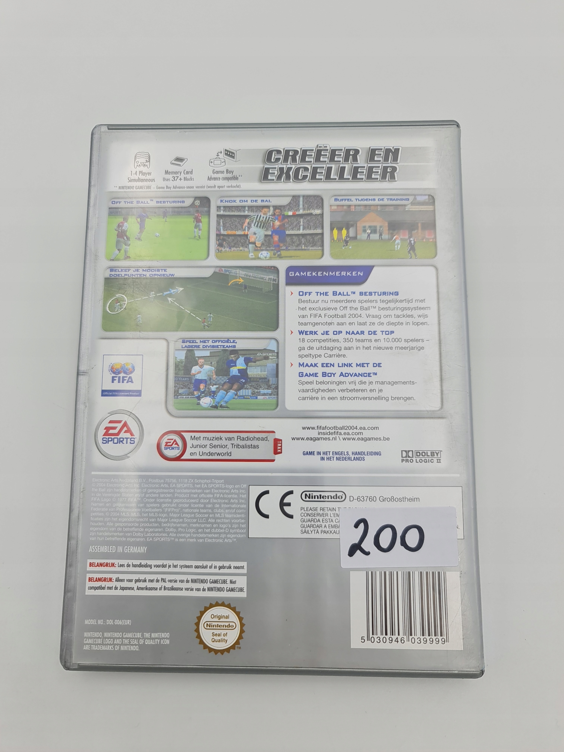 GAMECUBE PAL FIFA FOOTBALL 2004 Producent Nintendo