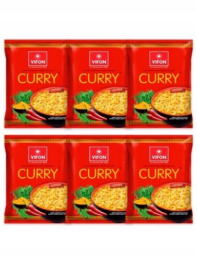 Levně 3x Vifon Instantní polévka s příchutí kuřecího kari 70 g x 6 kusů