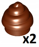 

Lego 53119 Lody kręcone Brązowe 2 szt. Nowy