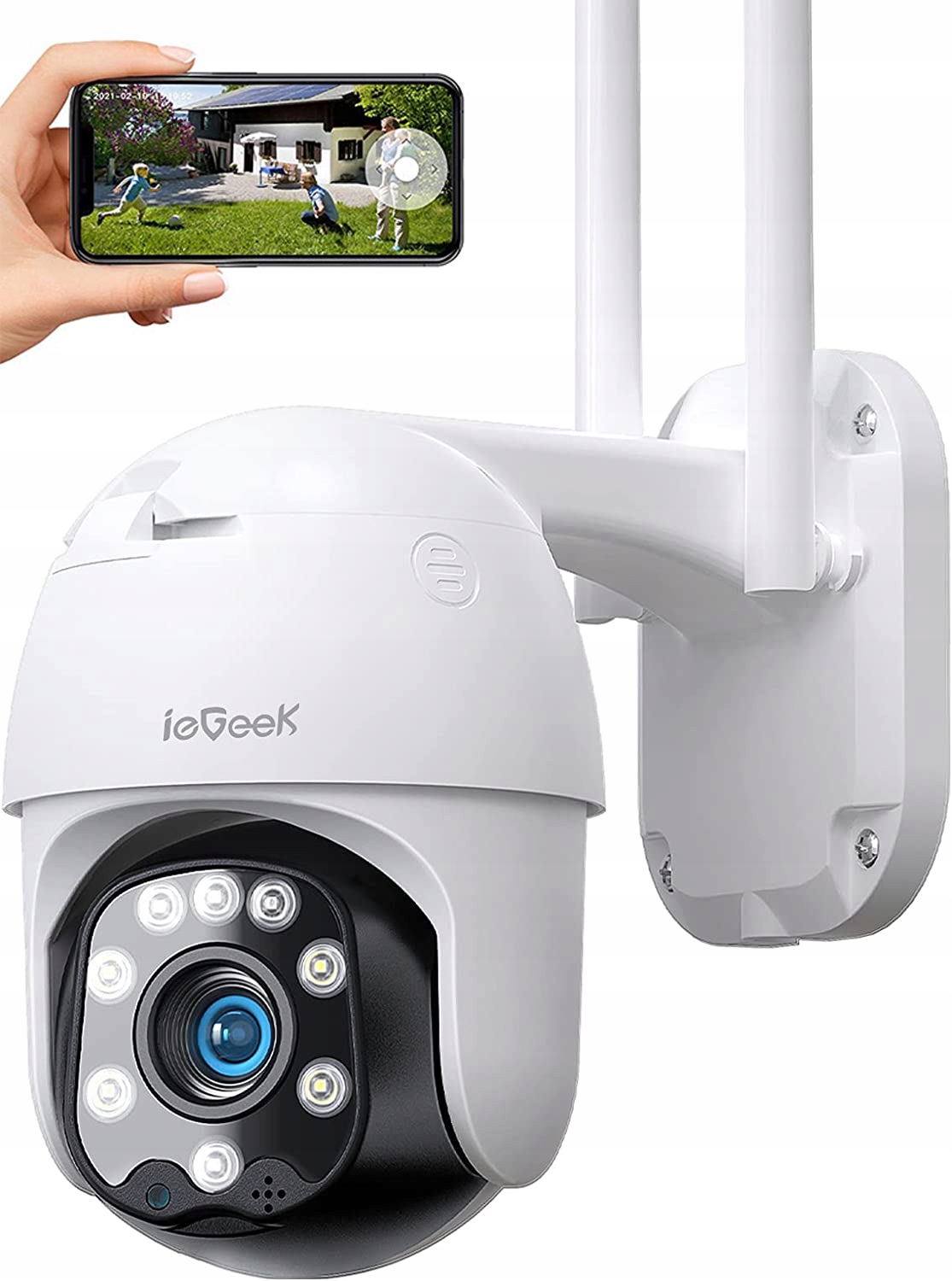 KAMERA ZEWNĘTRZNA IP WIFI HD 2Mpx IEGEEK IE20 BIEL