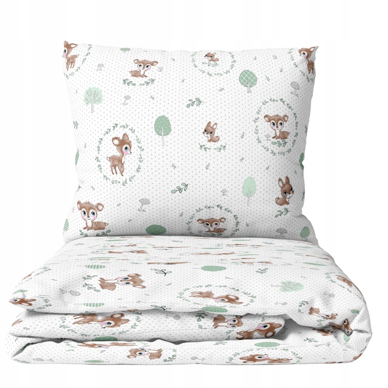 POŚCIEL DO ŁÓŻECZKA 120X60 DZIECIĘCA NIEMOWLĘCA 2 ELEMENTY PRODUKT POLSKI