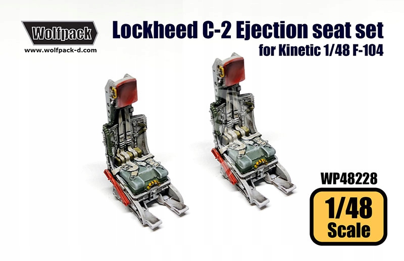 Sada Seat Lockheed C-2 Ejection Wolfpack WP48228 v měřítku 1/48