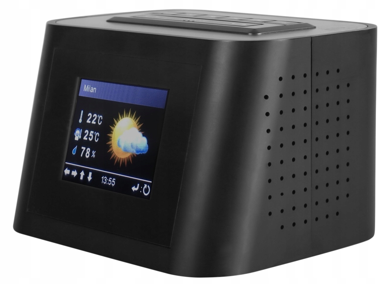 Radio FM Internetowe WiFi do Sypialni Kuchni Kuchenne Budzik Stacja Pogody Marka Opticum