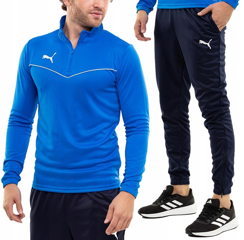 Teplákovka Pánský komplet Puma Sportovní tréninková Mikina Kalhoty teamRISE vel. M