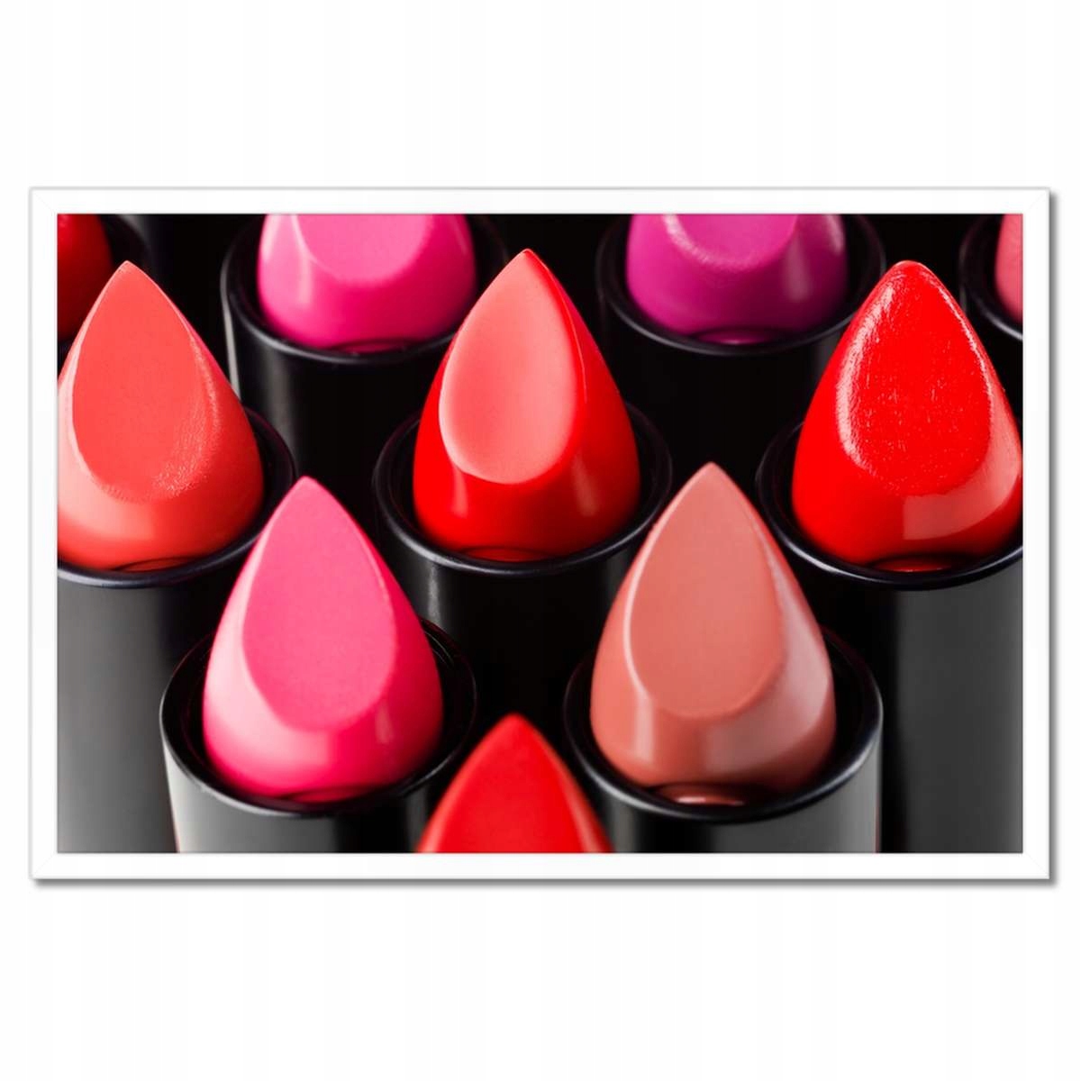 Plakáty v rámu 60x40 Barevné rtěnky make-up