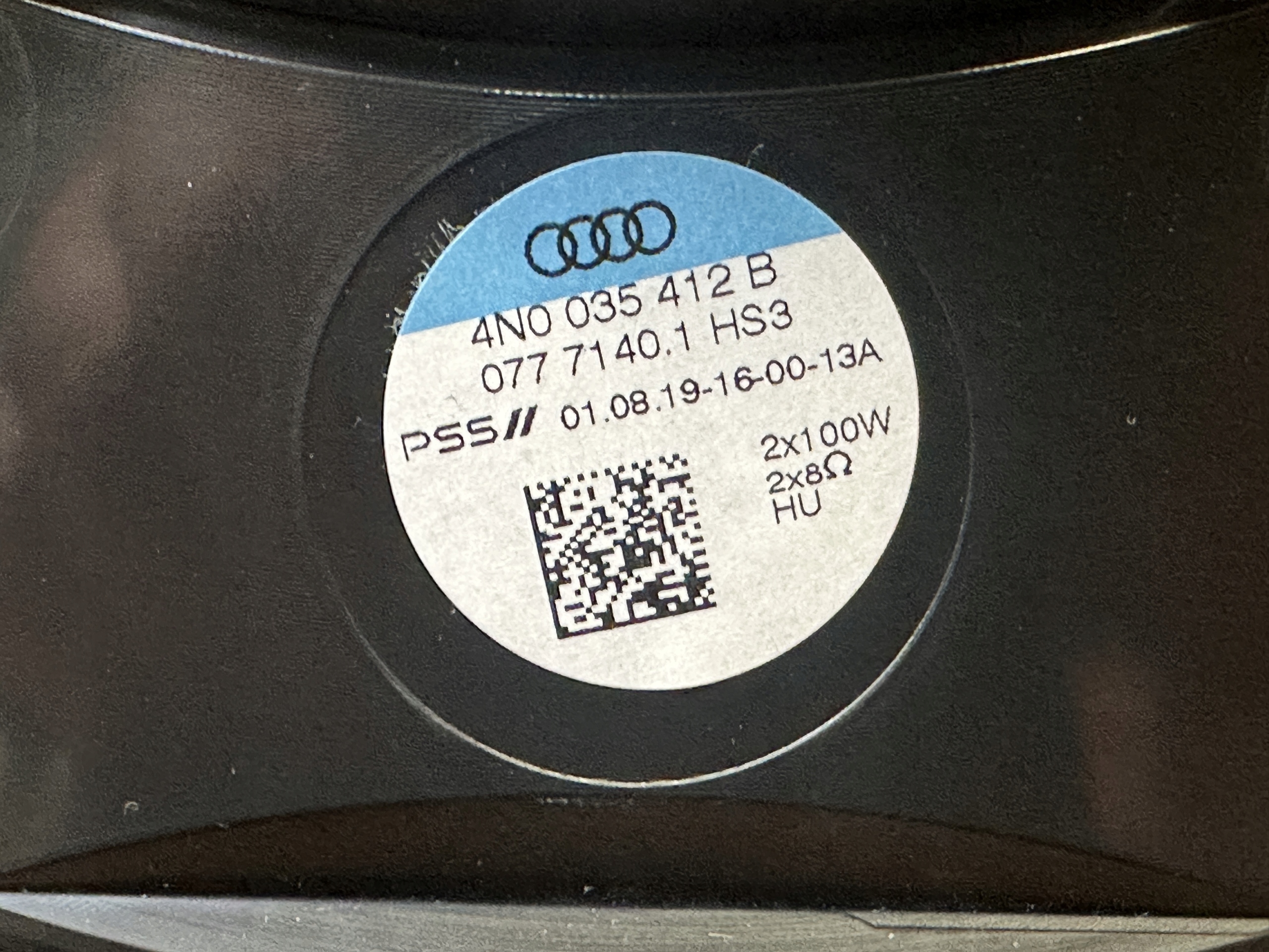 AUDI A8 4N D5 speaker SUBWOOFER bang OLUFSEN 4N0035412B
