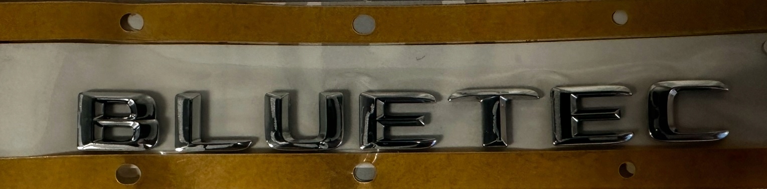 EMBLEMAT "BLUETEC" MERCEDES S CLS