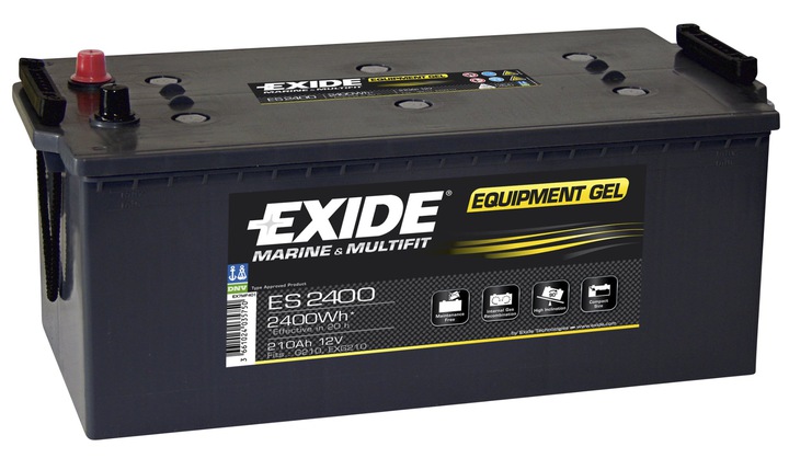 Akumulator 210Ah 2400Wh Exide GEL ES2400