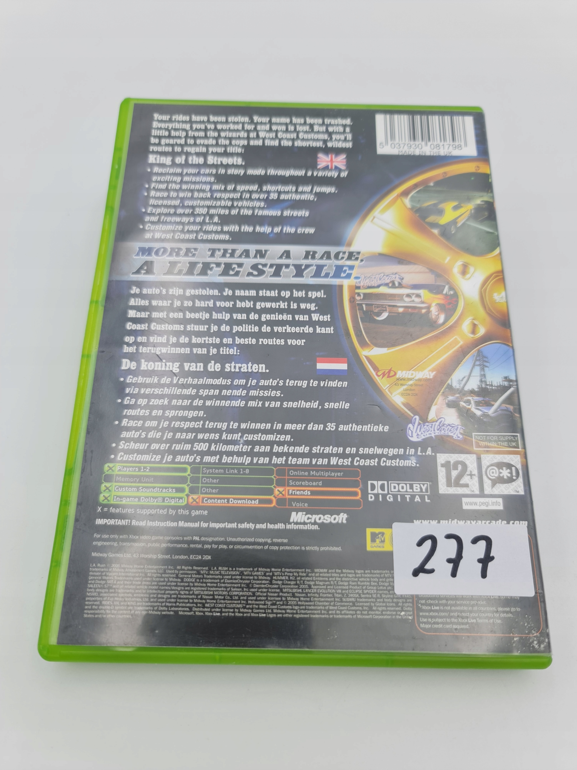 XBOX L.A.RUSH Platforma Xbox