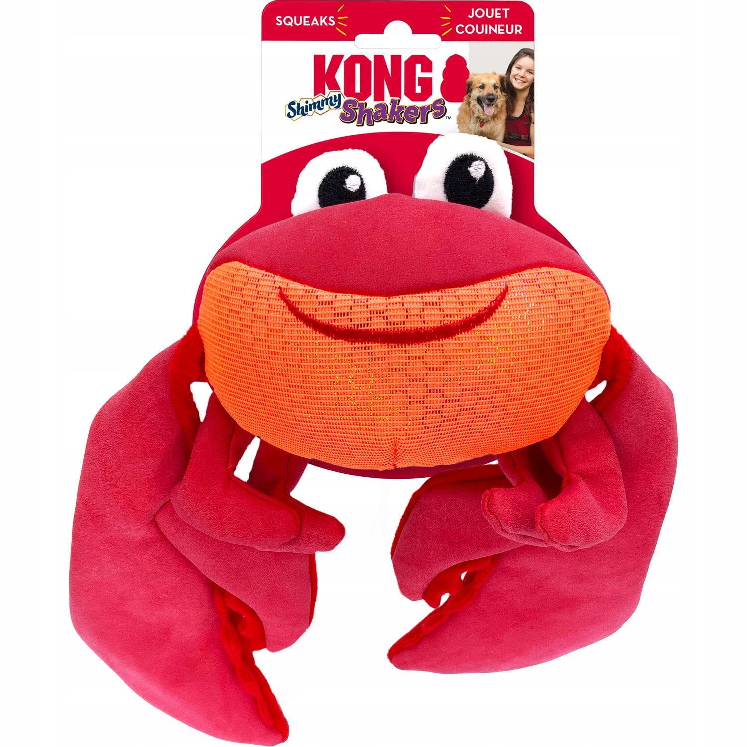 Levně Kong hračka pro psa Krab Shakers Shimmy Crab MD X