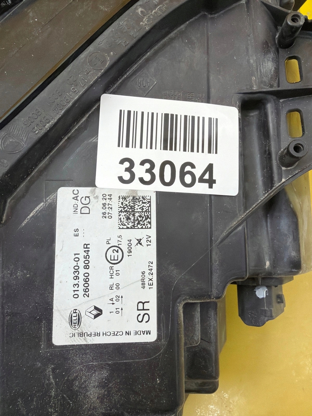 light left front Renault Captur II Full Led 260608054R