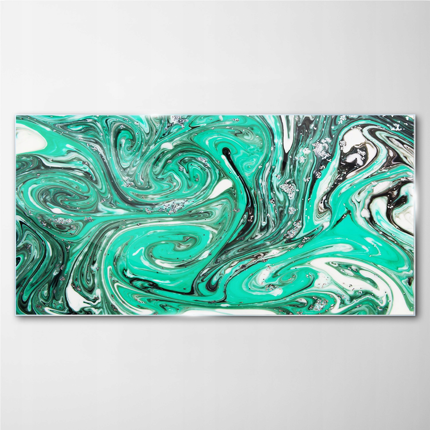 

Obraz na ścianę szklany Zielone wiry 140x70 cm