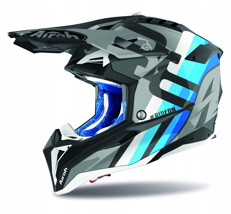 Airoh Aviator 3 Dúhová Antracitová Prilba Krížová Matná L