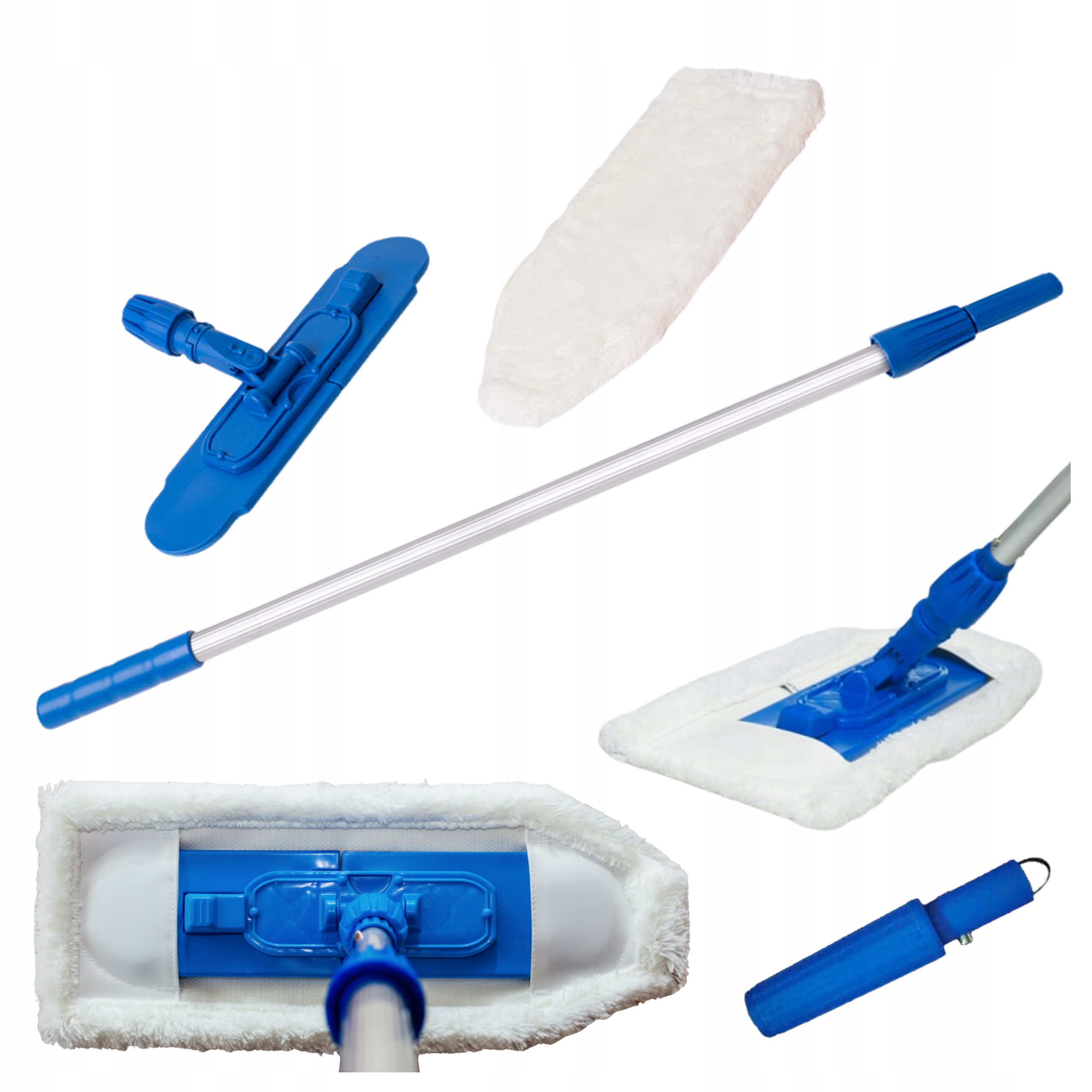 Levně Raypath Plochý mop vložka do mopu Panely oken Čalounění Regulovatelné