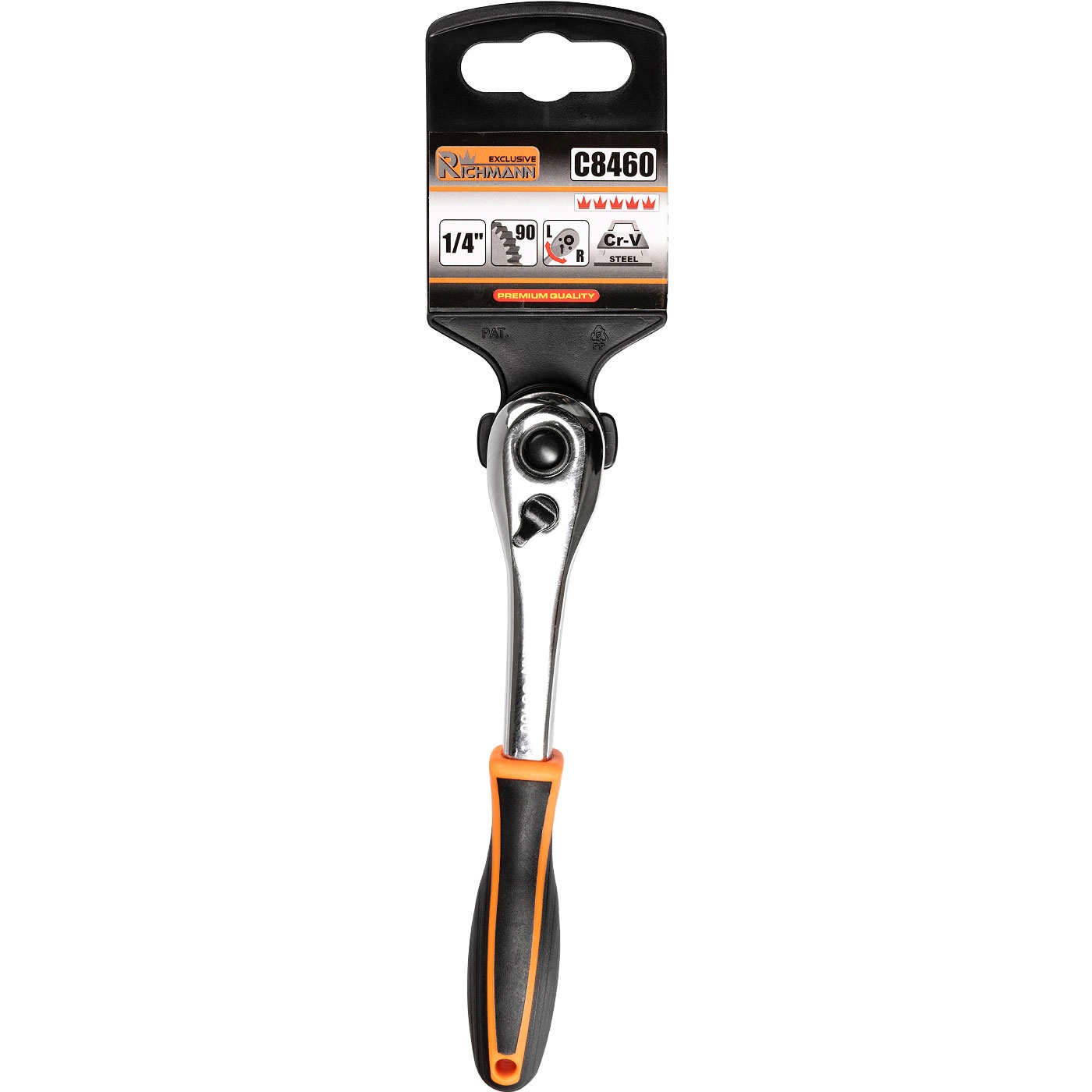 Richmann Pokrętło Grzechotka Dwukierunkowa 1/4" 90 Zębów