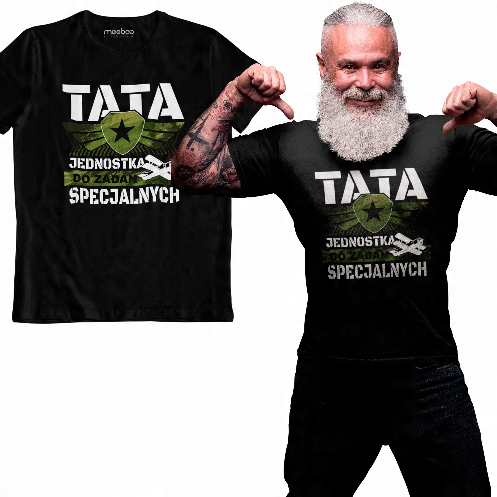 

Koszulka Tshirt Tata Do Zadań Specjalnych Prezent