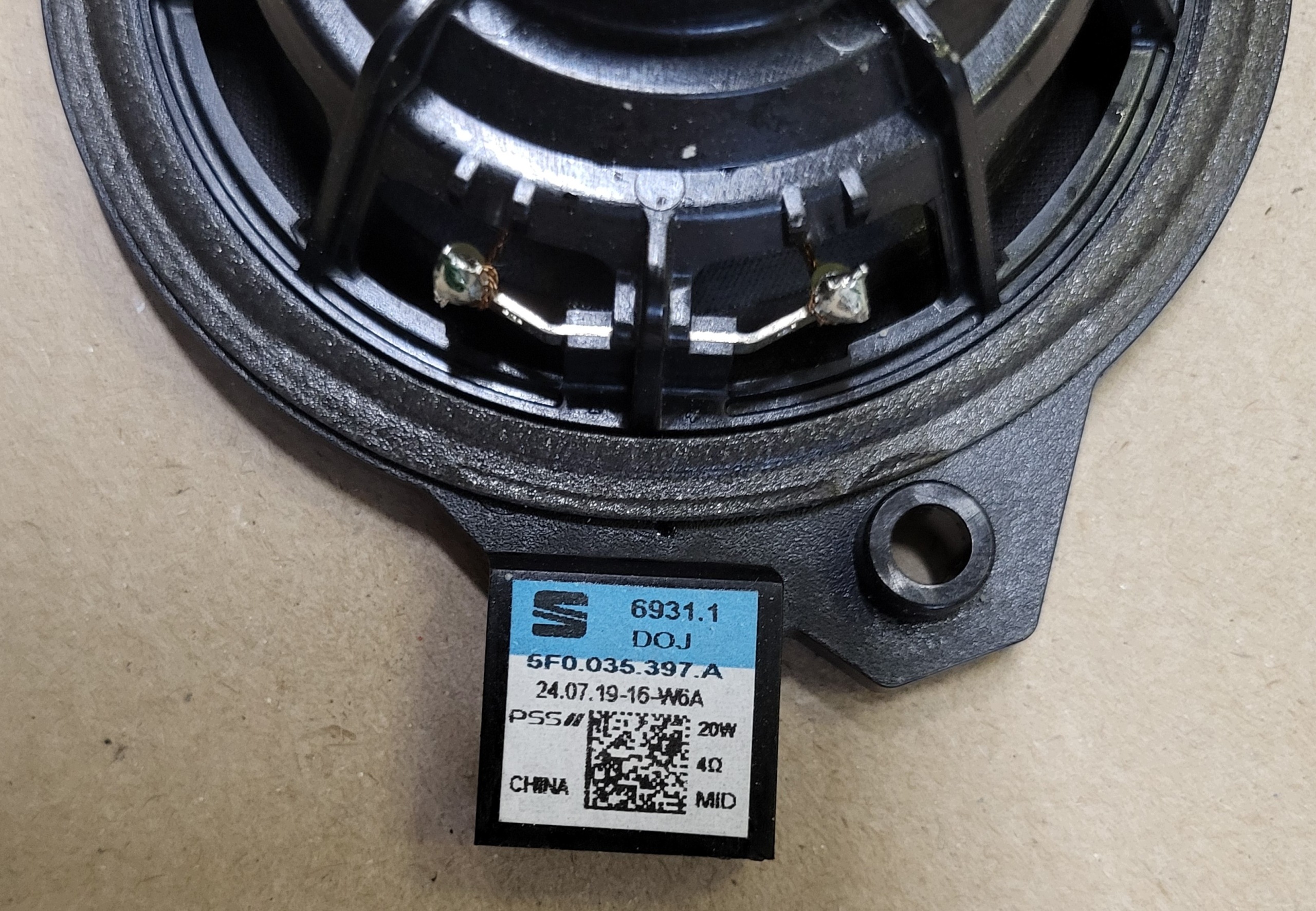 lautsprecher Z tür vorne vorne SEAT LEON III 5F0035397A OE