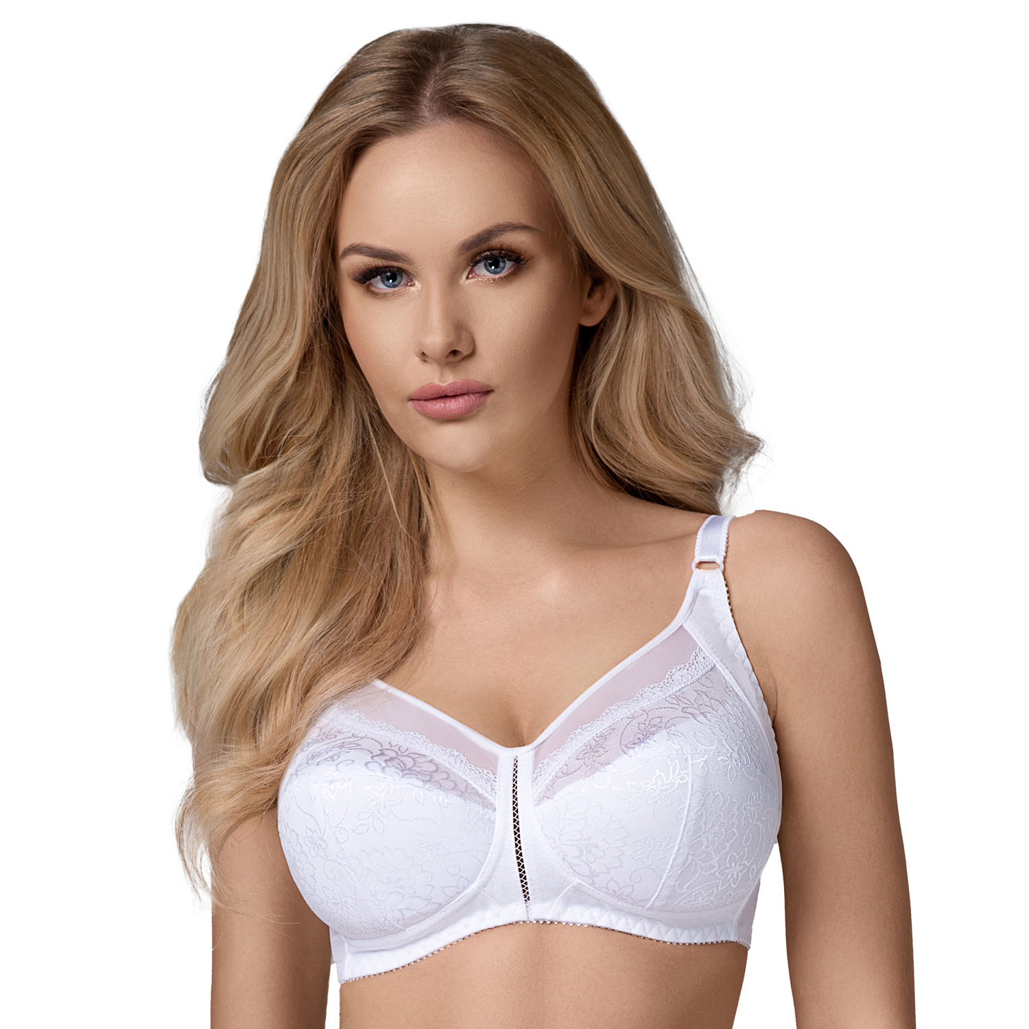 Azal 024 bílá Podprsenka Semi Soft polovyztužená 100C