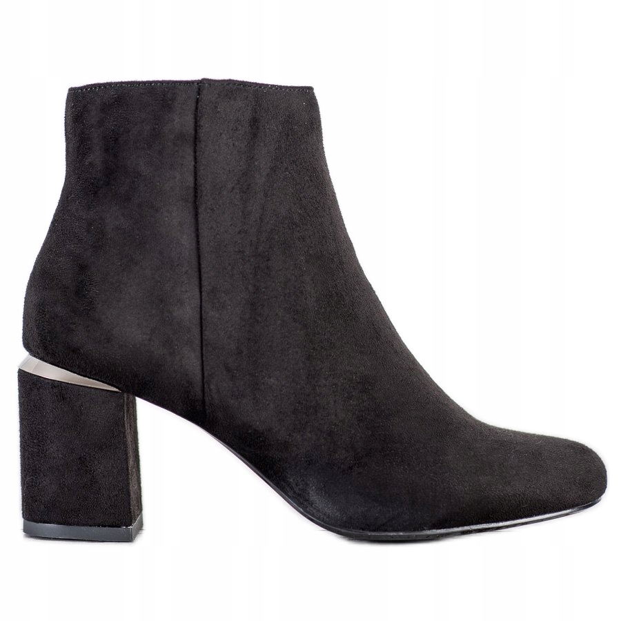 

Czarne Skóra ekologiczna Buty Botki Goodin r.37
