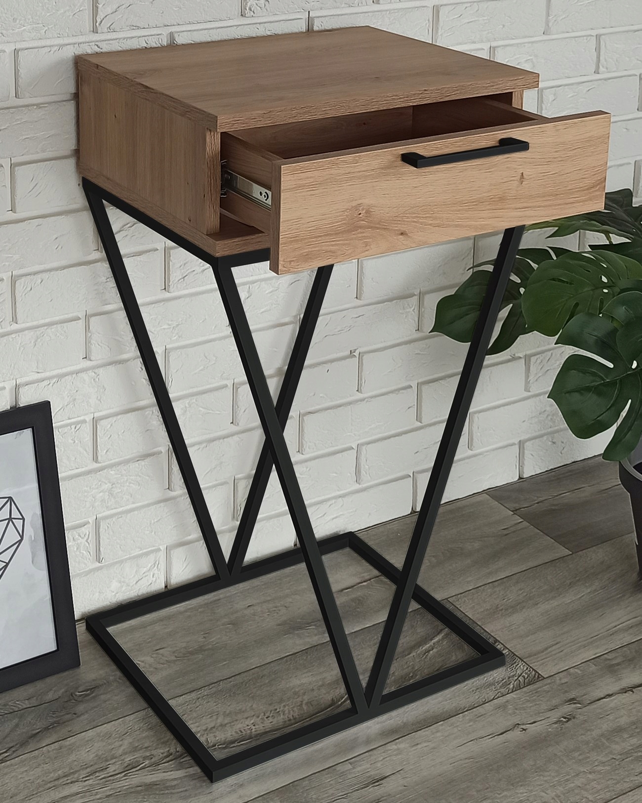 KONSOLA PRZEDPOKÓJ INDUSTRIALNA LOFT DĄB ARTISAN V EAN (GTIN) 5061145079684