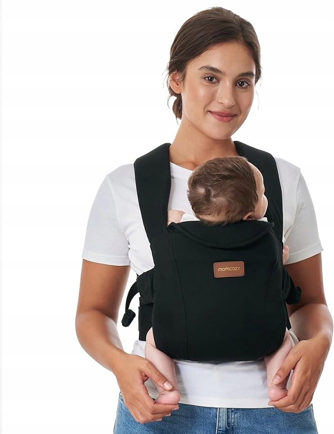 Momcozy nosidełko dla niemowląt 3-20kg ergonomiczne czarne lekkie