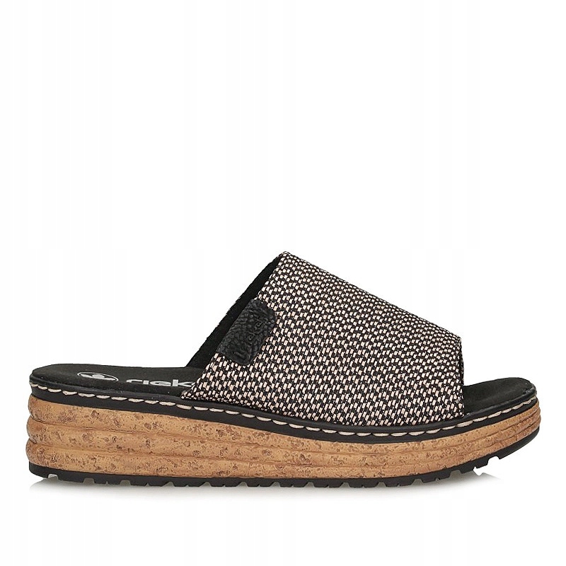 Dámské nazouváky na platformě Rieker 62768-90