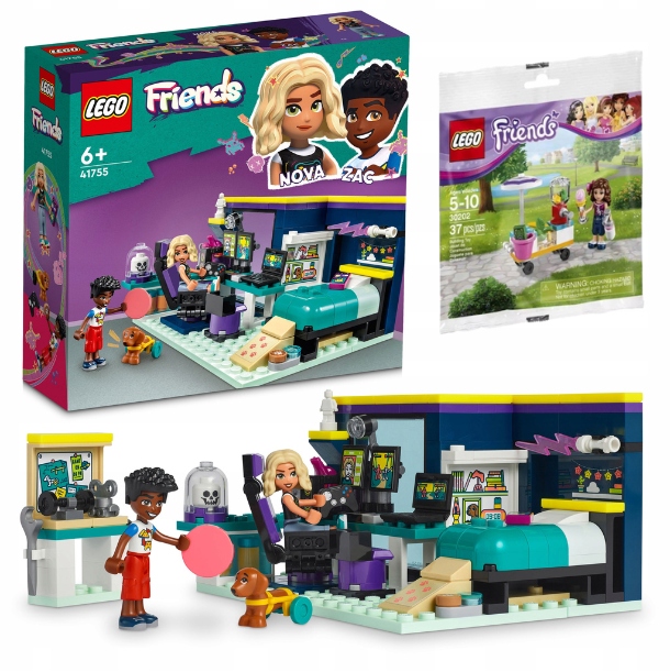 Lego Friends Pokoj Novy 41755 Herna Lego 30202 Dárková Sada