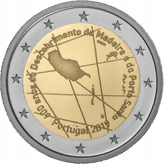 2 евро Португалия Мадейра 2019