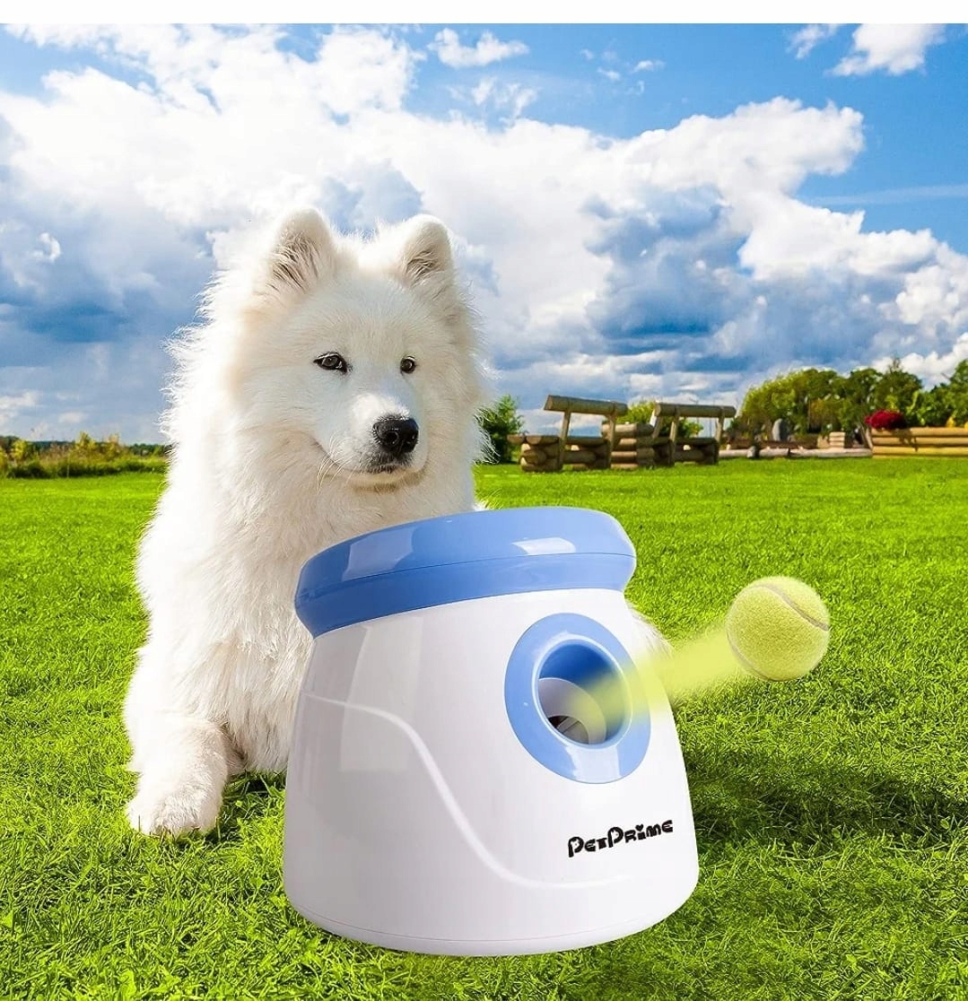 Pet Prime automatický odpalovač míčků pro psy, házecí stroj, 3-9 m,