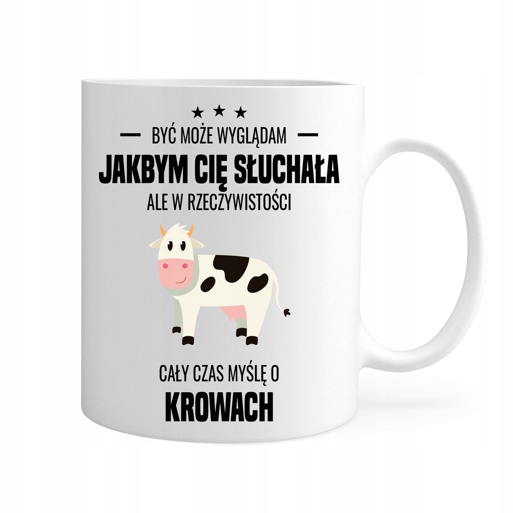 

Kubek Cały Czas Myślę O Krowach Gift