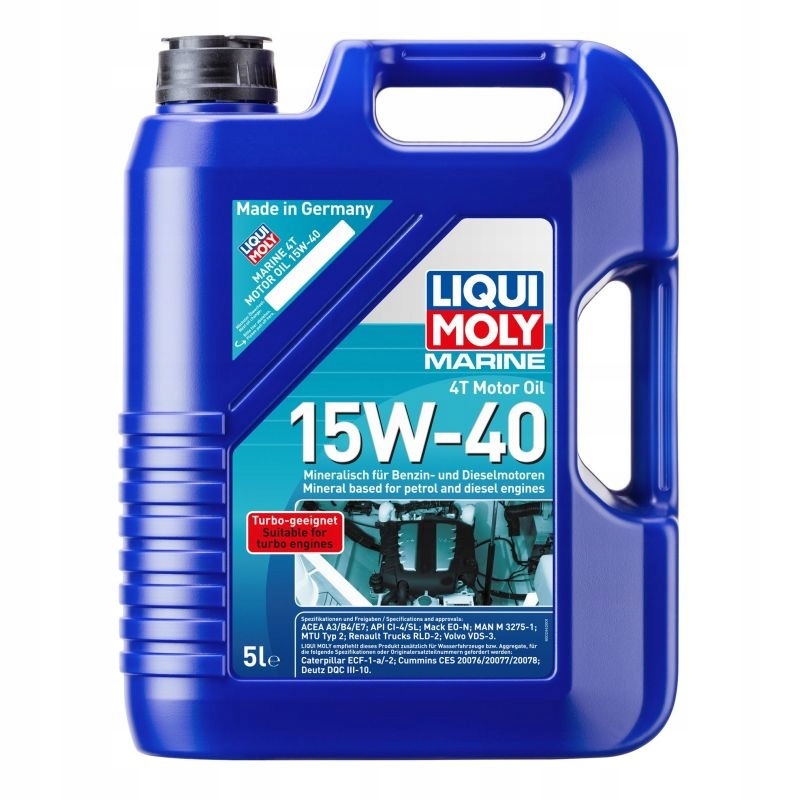 OLEJ LIQUI MOLY 15W40 5L 4T MOTOR OIL / MARINE