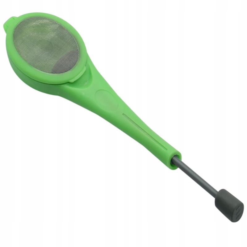 DOBRY MAŁY ZAPARZACZ DO HERBATY ZIÓŁ Z WYCISKACZEM KOSZYCZEK NA ZIOŁA SITKO Materiał silikon