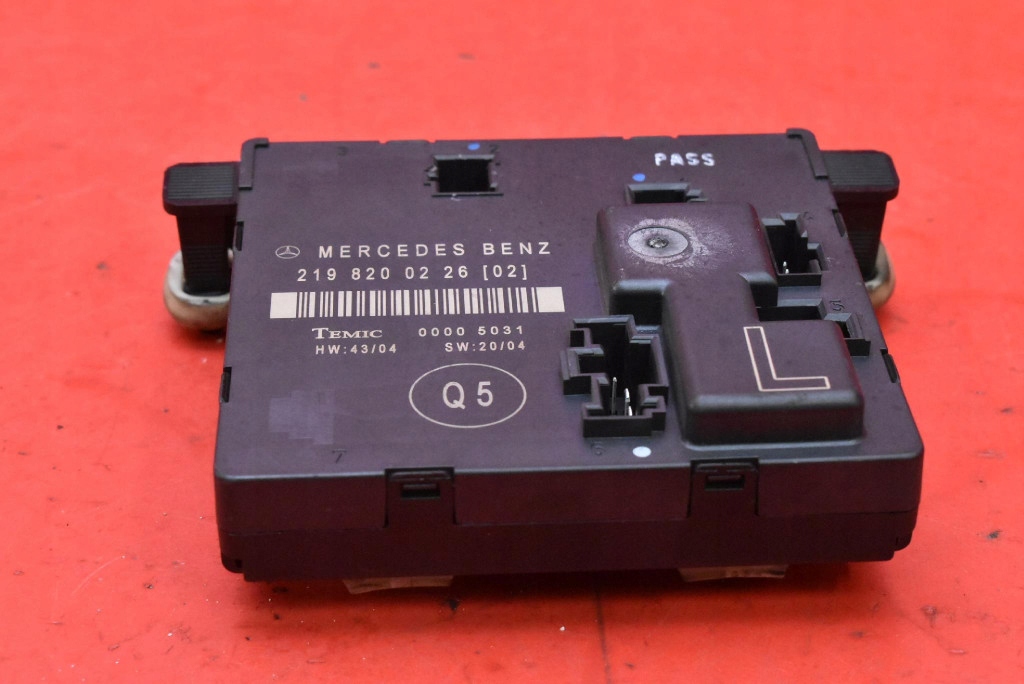 control unit module door left rear part 2198200226 MERCEDES CLS C219 04-08
