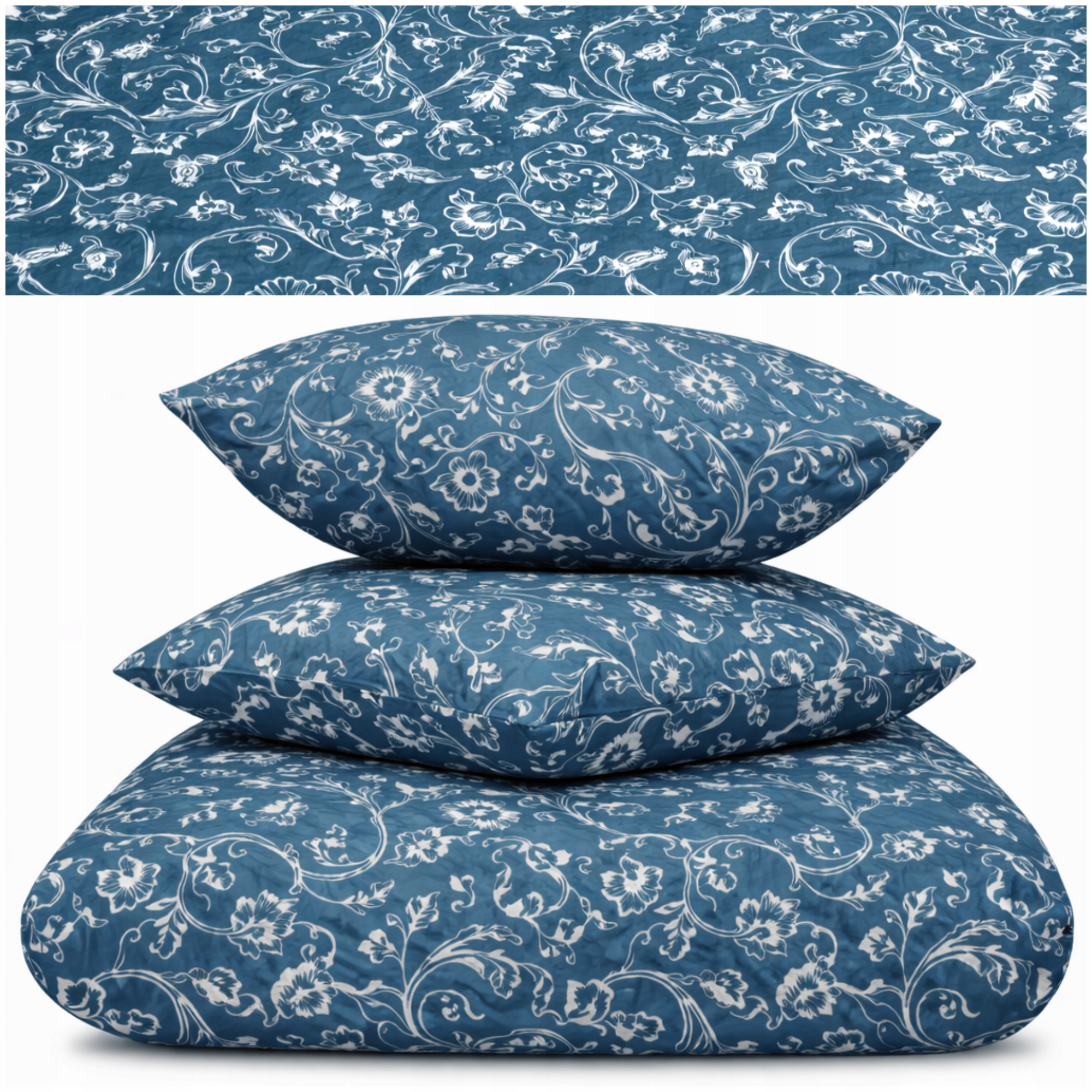 Komplet Pościel 140x200 2 Poszewki 70x80 Bawełniana Polska Wybór