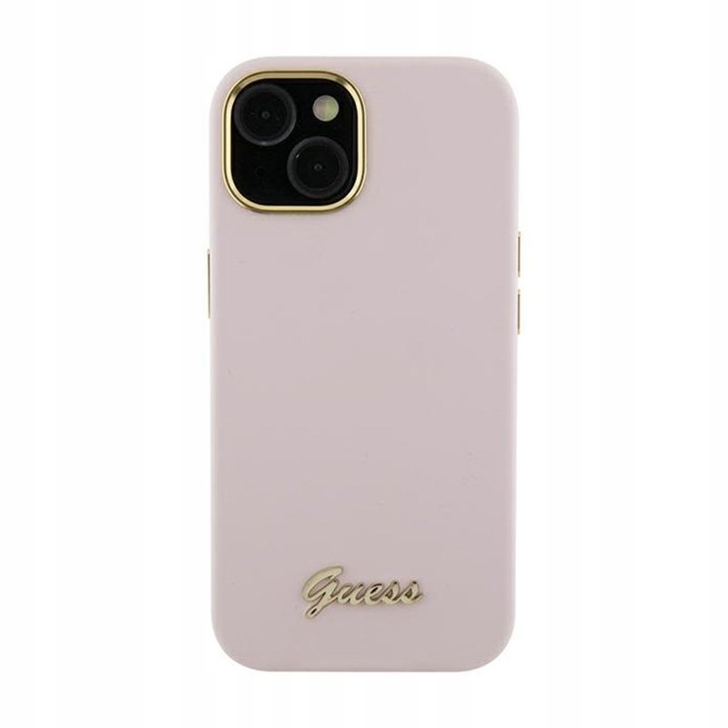 Guess – Pouzdro pro iPhone 15 Pro (růžové)