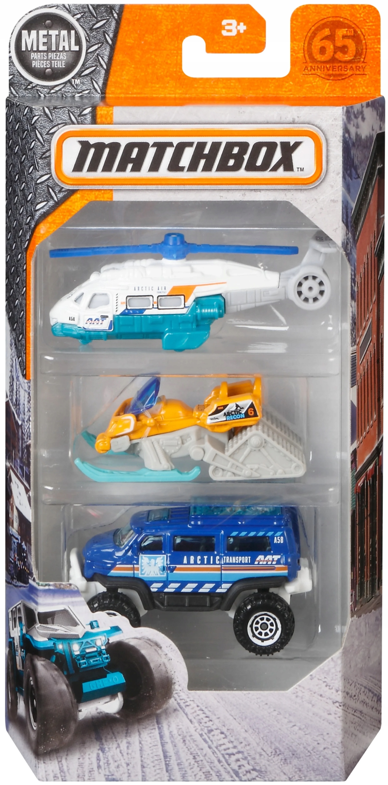 

Matchbox 3PAK Zestaw 3 Autek Ice Voyagers FMV42