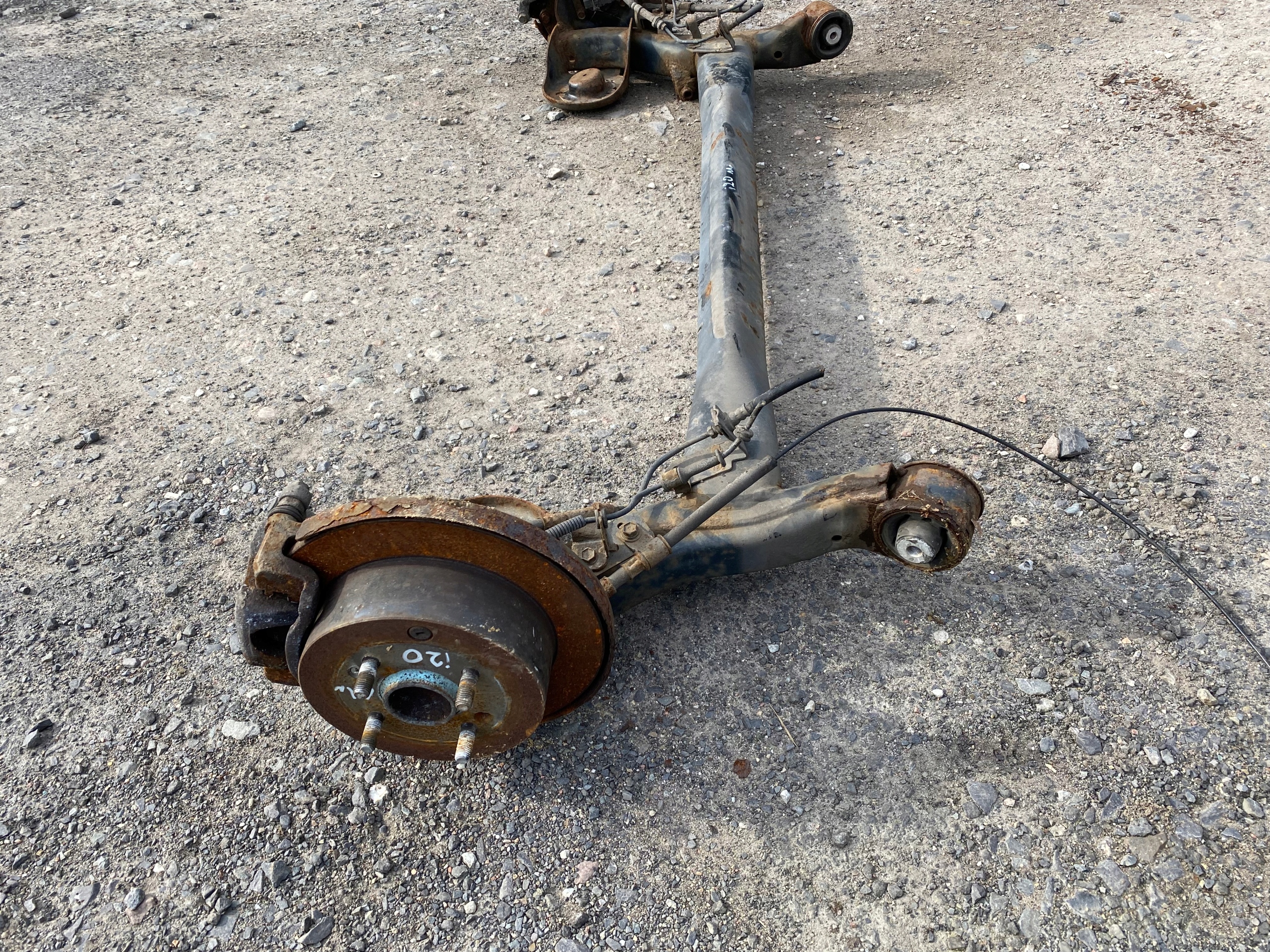 HYUNDAI i20 5D sider sususpension rear part axis discs