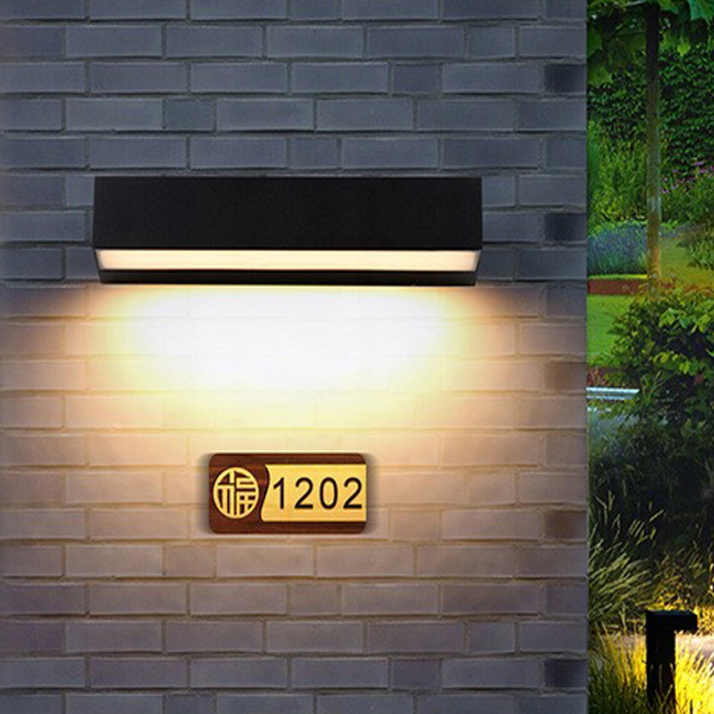 Lampa Led Elewacyjna Ogrodowa Kinkiet Zewnętzny 18W 30cm Biały Ciepły IP65