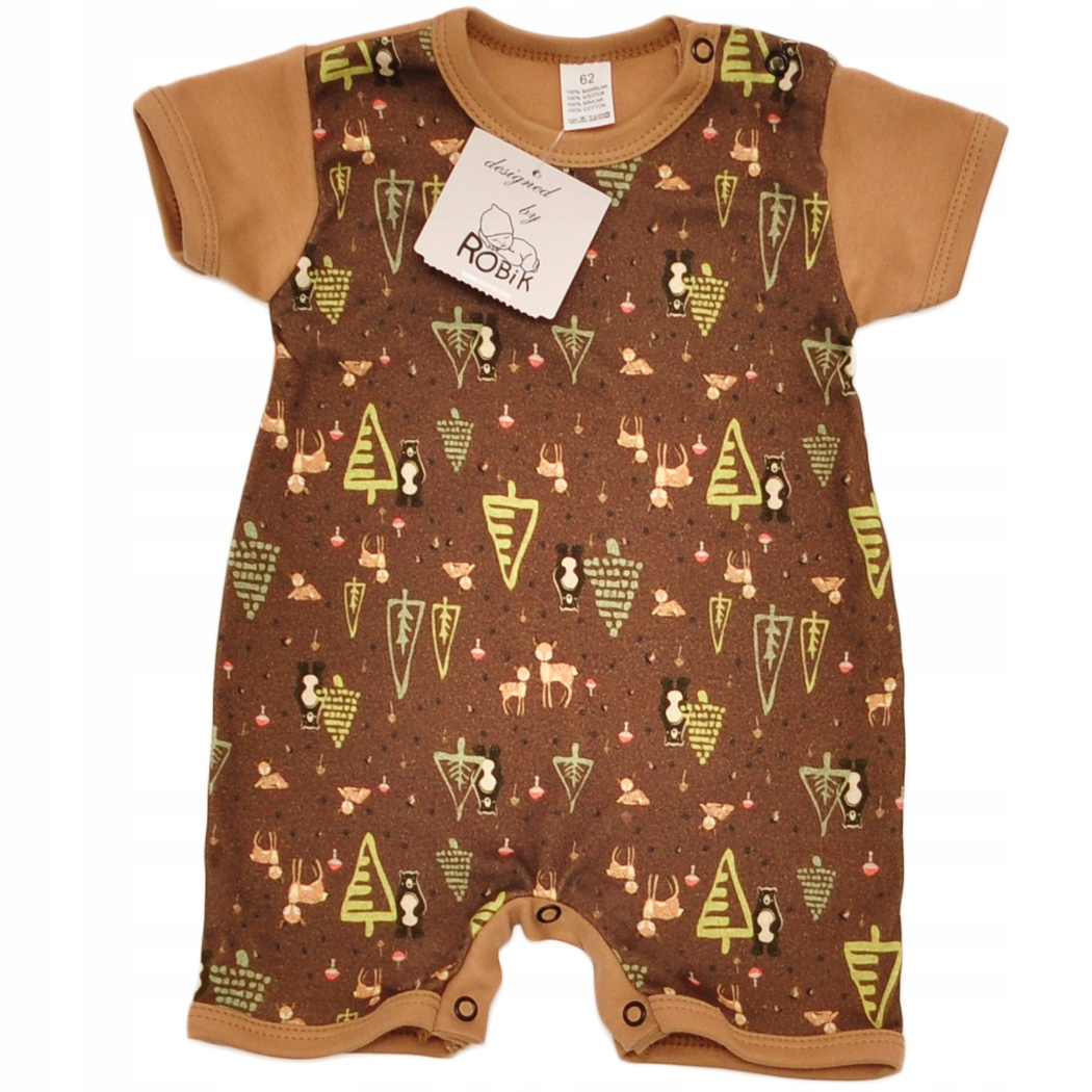 

Rampers letni r. 68 Las w.686 brązowy Na Lato