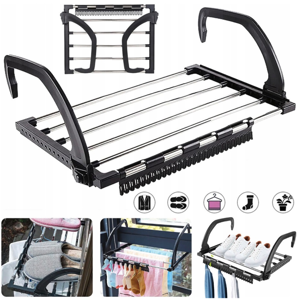 Levně Sušák Na Veší, Nástěnný Vešák, Vešák Na Ručníky, Sušák Na Balkón