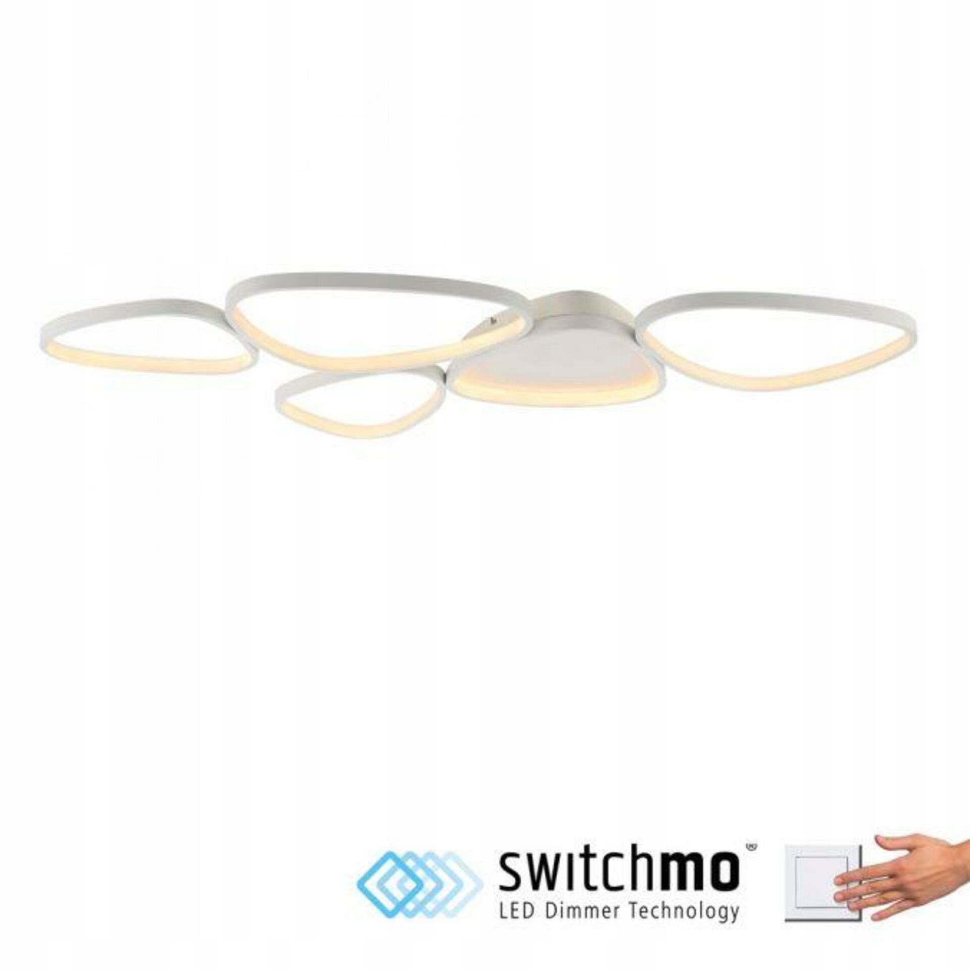 Paul Neuhaus Just Light Led stropné svietidlo biele pamäťová funkcia do obývacia